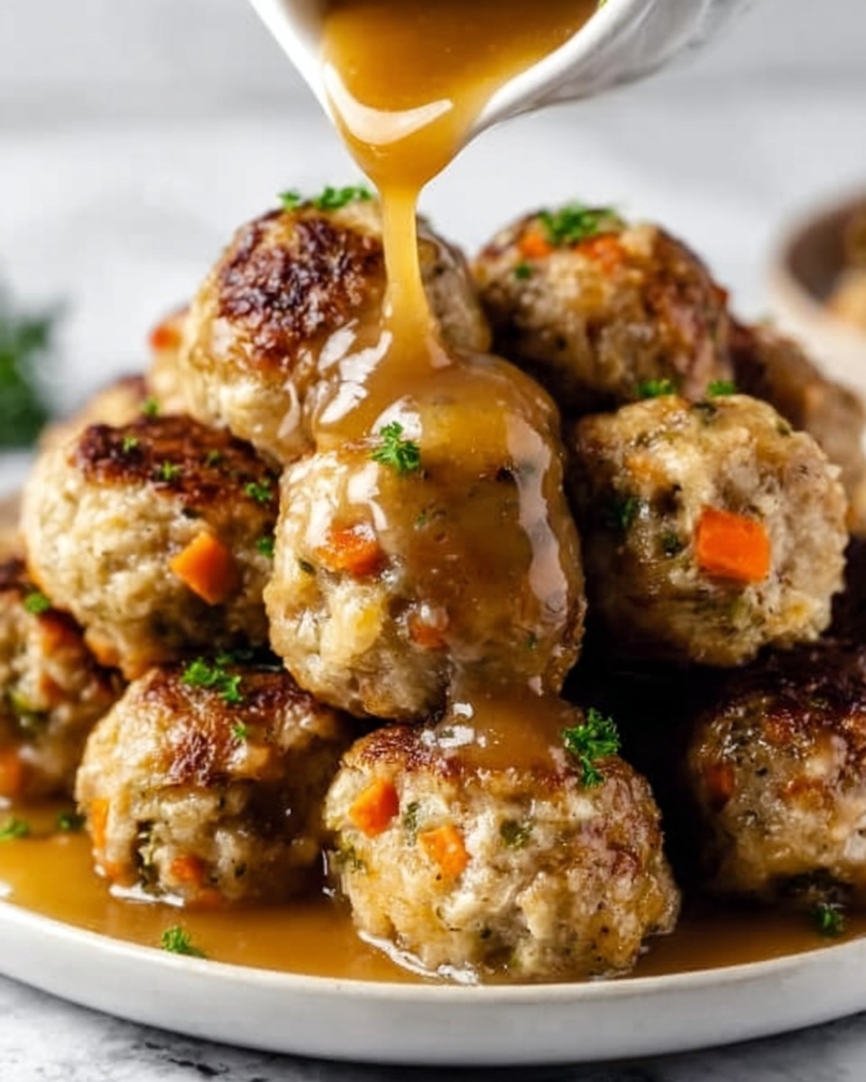 Turkey Stuffing Balls Recipe - Recipe Image