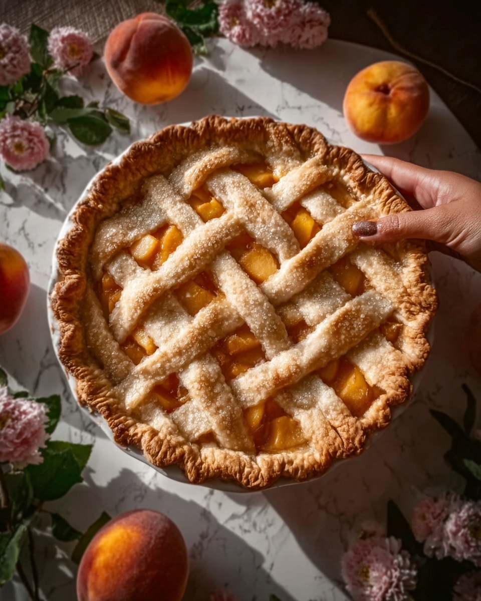 Brown Butter Strawberry Peach Pie Recipe - Recipe Image
