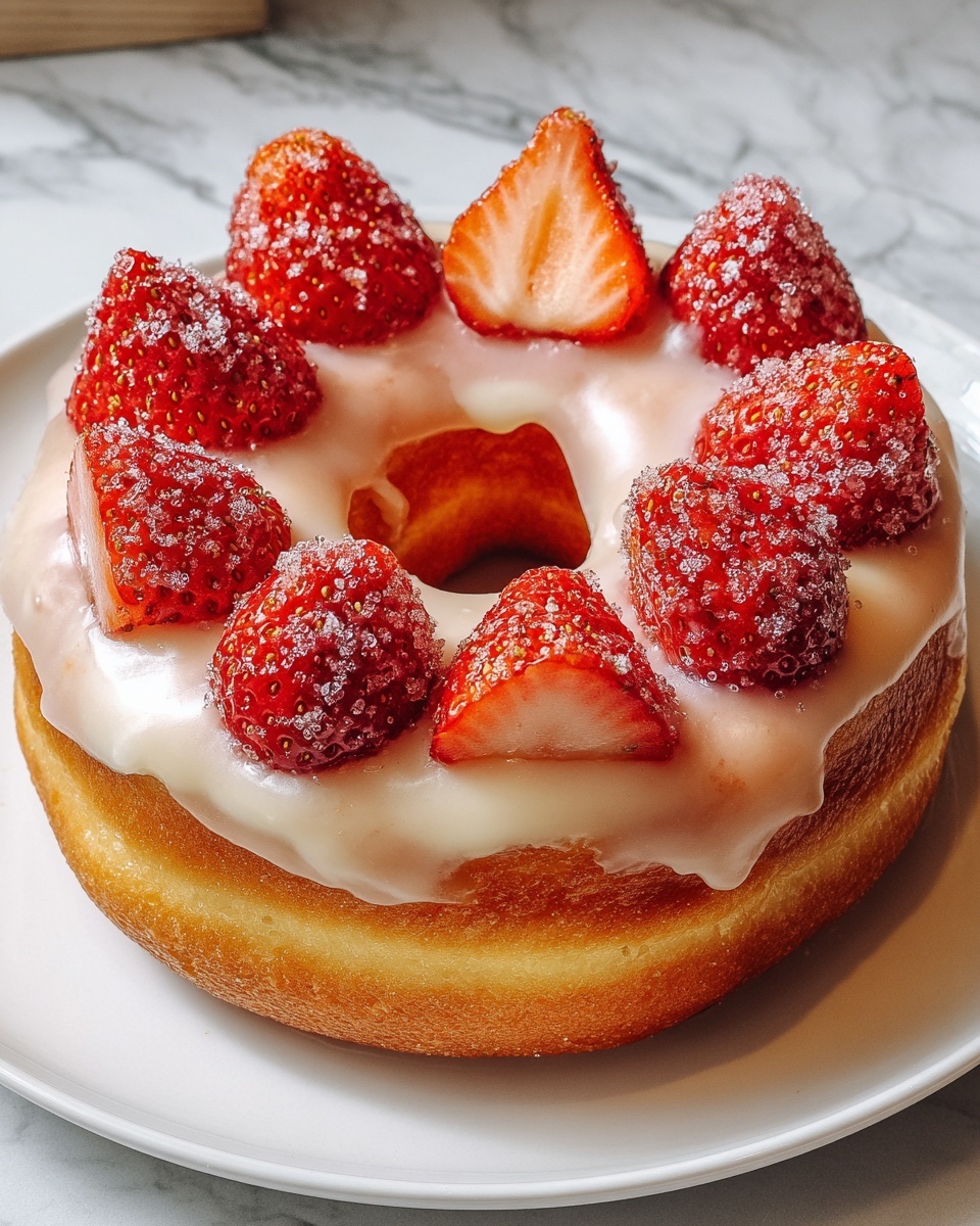 Strawberry Vanilla Bean Cronut Recipe - Recipe Image