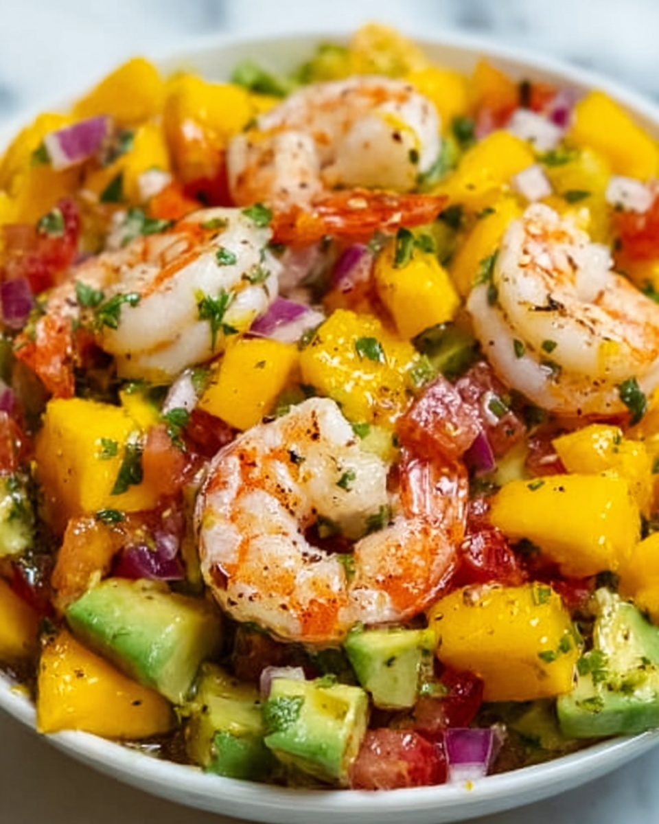 Mango Avocado Shrimp Salad Recipe - Recipe Image
