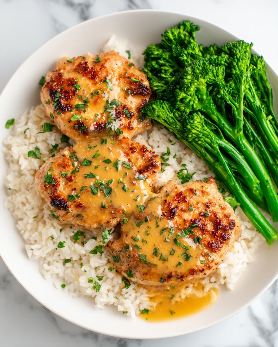 Dijon Chicken Thighs in Creamy Mustard Sauce Recipe - Recipe Image