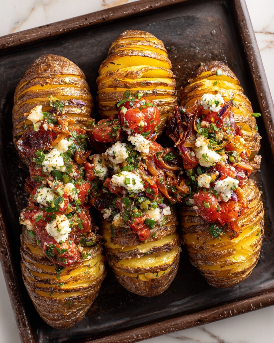 Grilled Baked Potatoes Recipe - Recipe Image