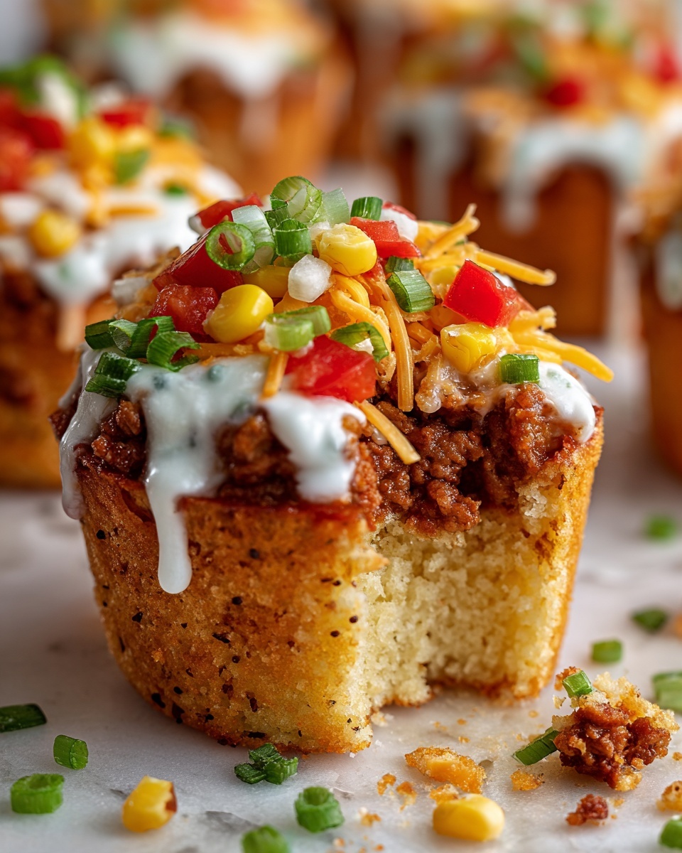 Taco Cupcakes Recipe - Recipe Image