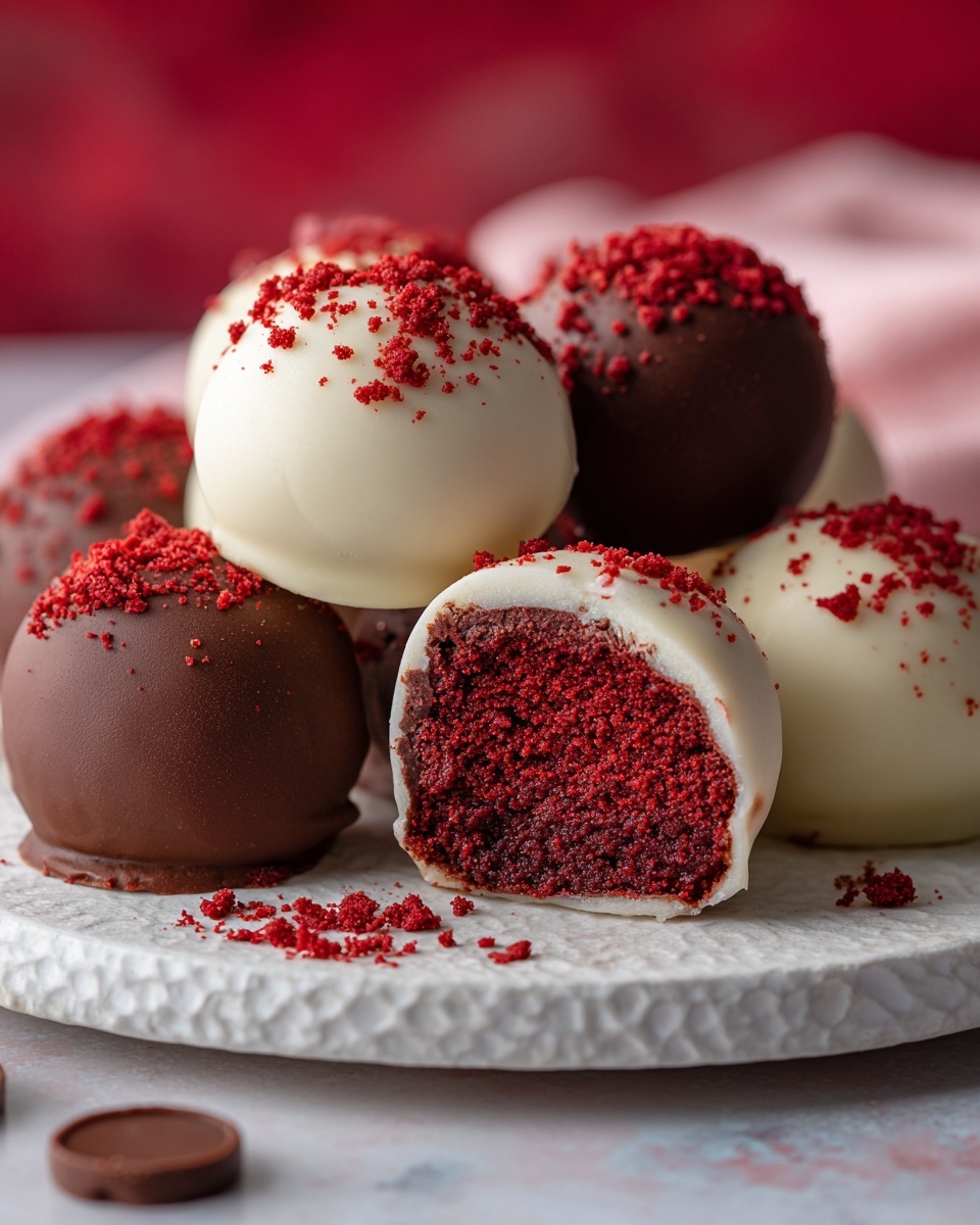 Red Velvet Cake Balls Recipe - Recipe Image