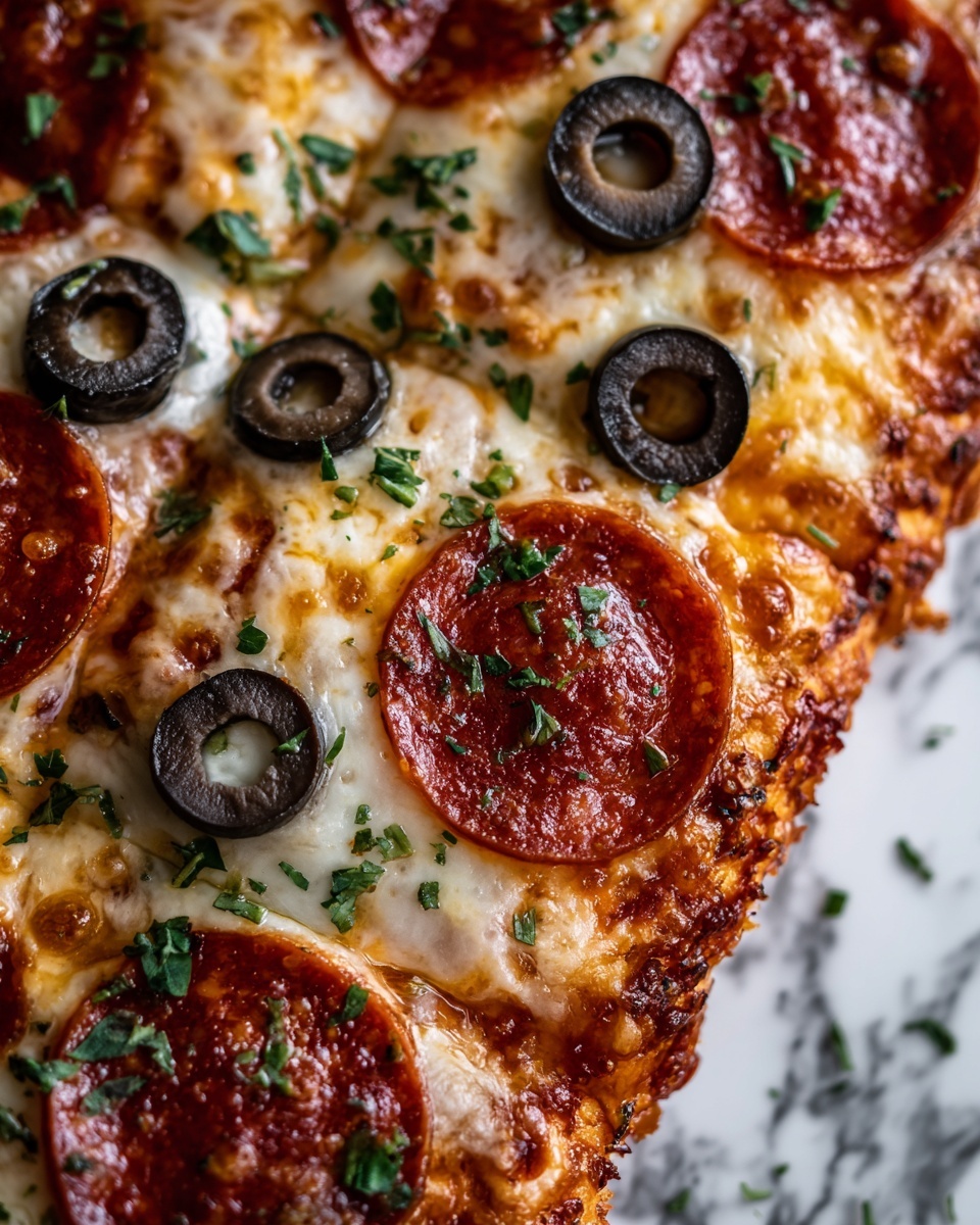 Crustless Pizza Bake Recipe - Recipe Image