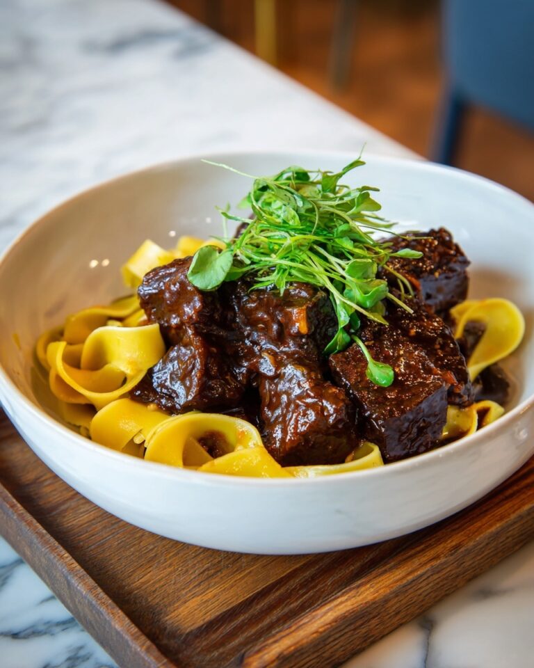 Savory Beef Tips with Buttery Noodles Recipe