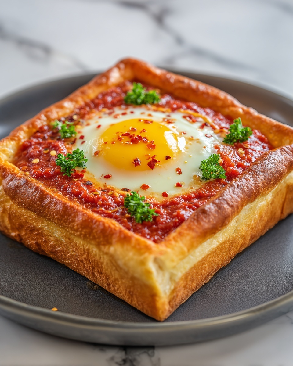 Shakshouka Focaccia Recipe - Recipe Image