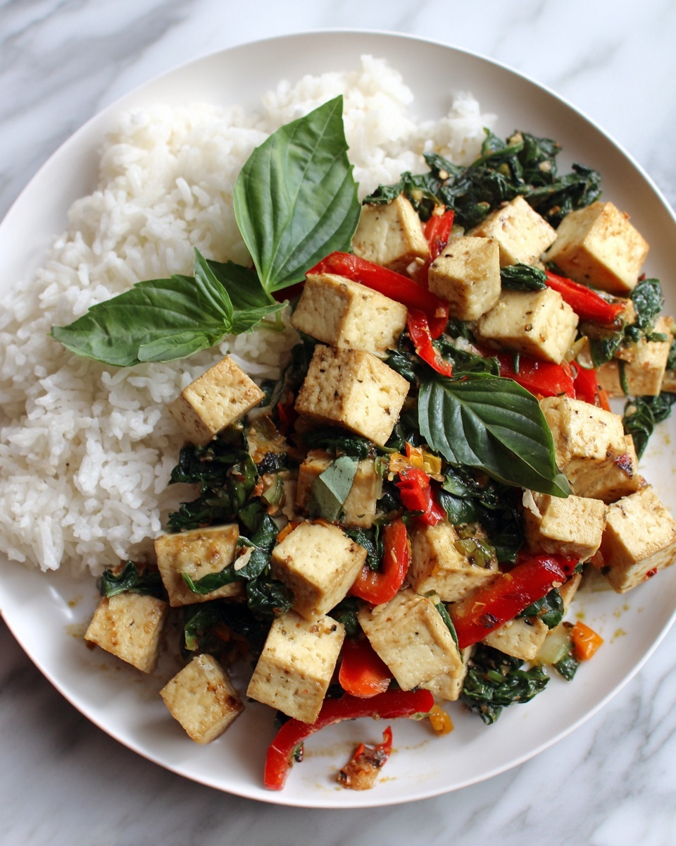 Thai Basil Tofu Recipe - Recipe Image