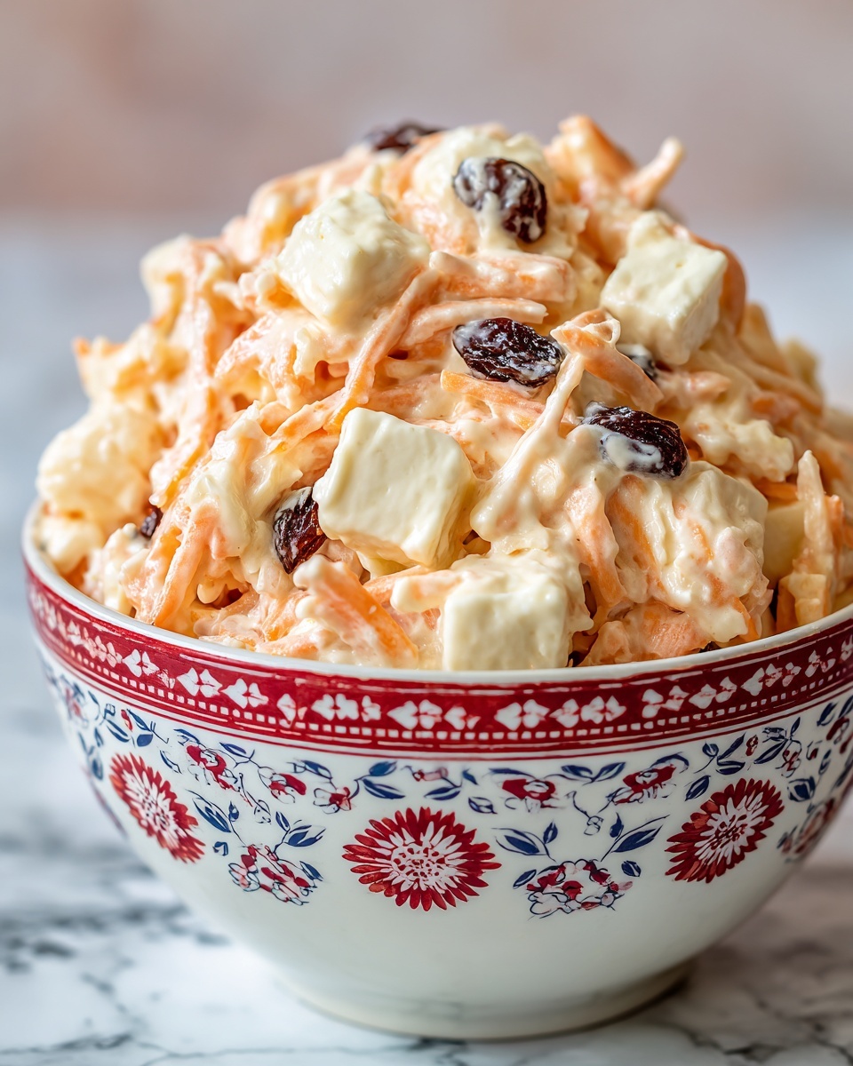 Creamy Carrot and Raisin Salad Recipe - Recipe Image