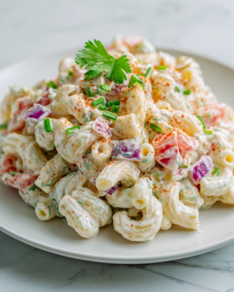 Amish Macaroni Salad Recipe - Recipe Image