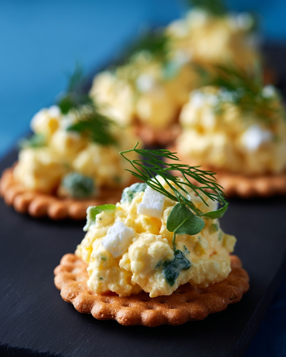 Dill Bread with Egg Salad and Apple Bites Recipe - Recipe Image