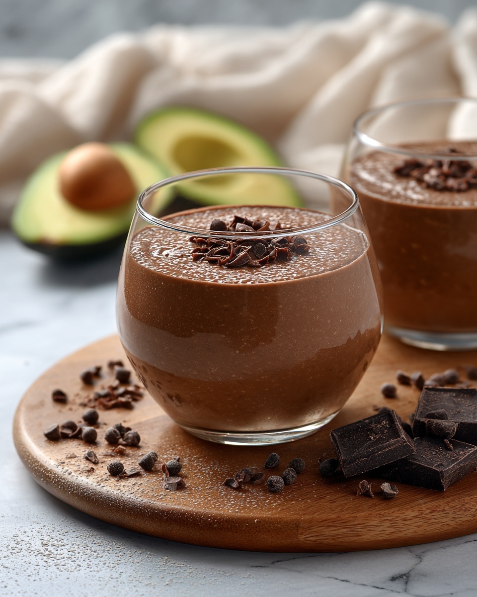 Creamy Avocado Chocolate Peanut Butter Smoothie Recipe - Recipe Image
