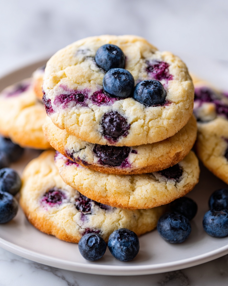 Blueberry Cheesecake Cookies Recipe - Recipe Image