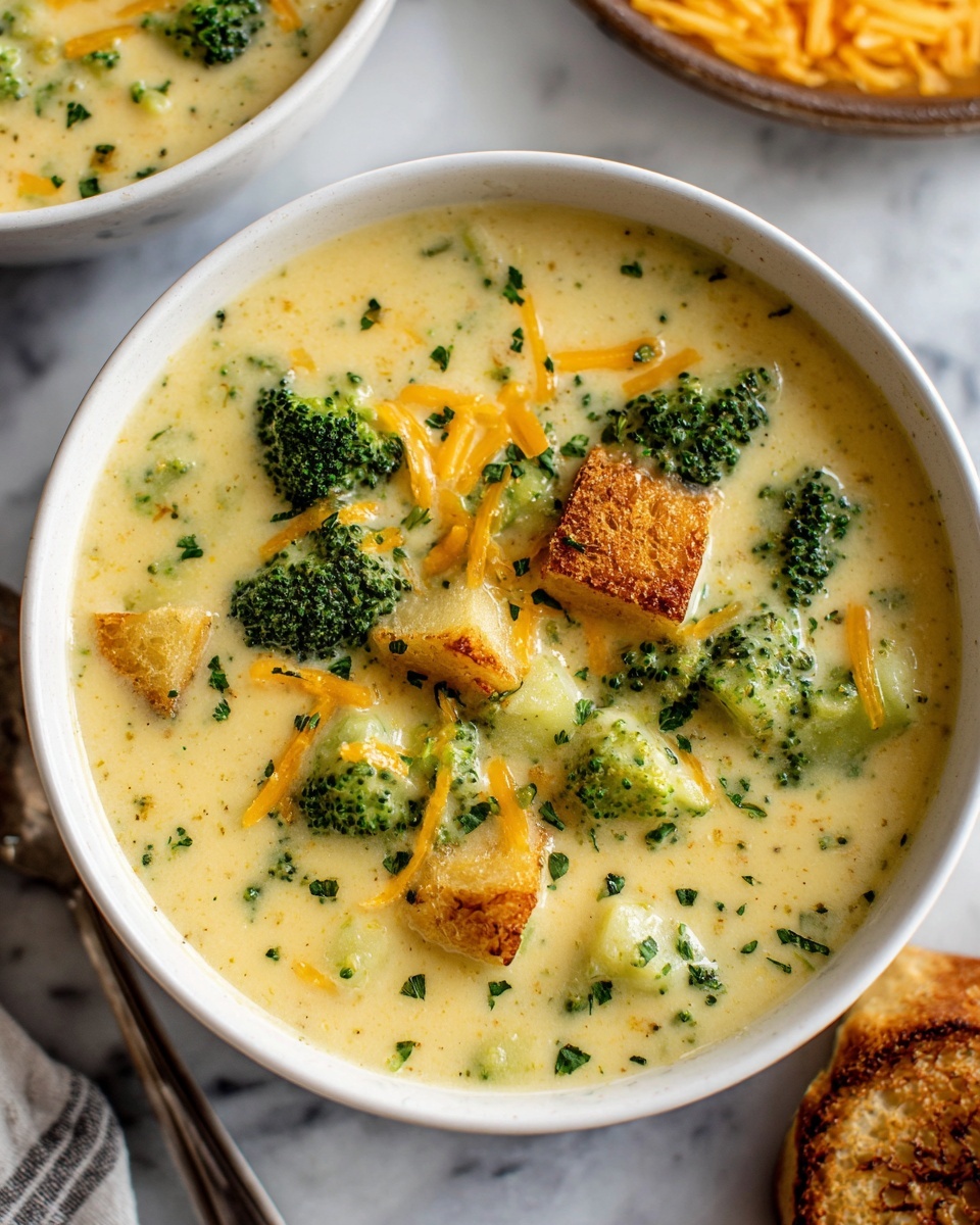 Crockpot Potato Broccoli Cheddar Soup Recipe - Recipe Image