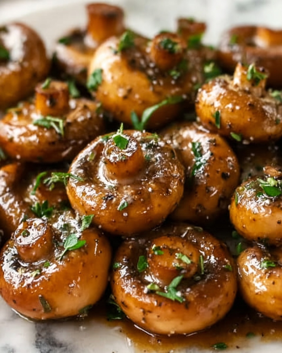 Honey and Garlic Roasted Mushrooms Recipe - Recipe Image