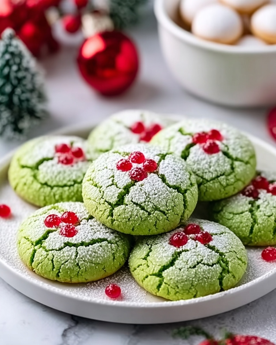 Grinch Cookies Recipe - Recipe Image