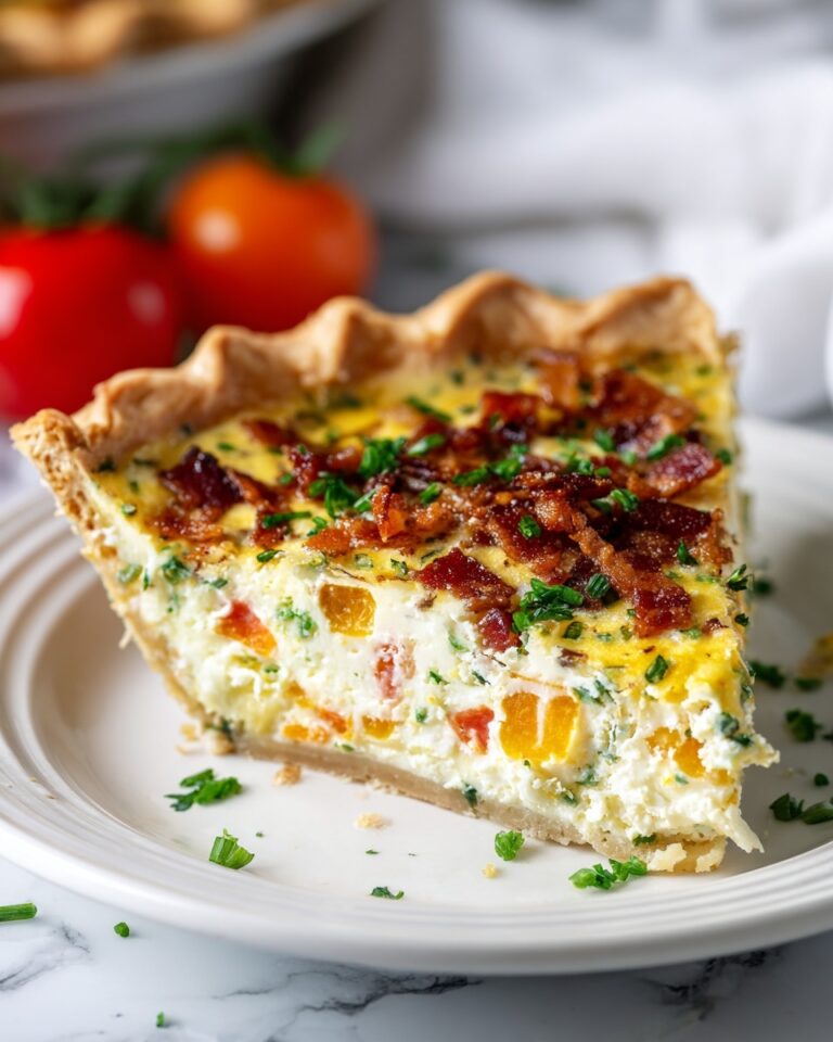 Hash Brown Crust Bacon and Cheddar Quiche Recipe