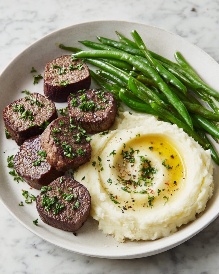Garlic Butter Steak Bites with Parmesan Cream Sauce Recipe