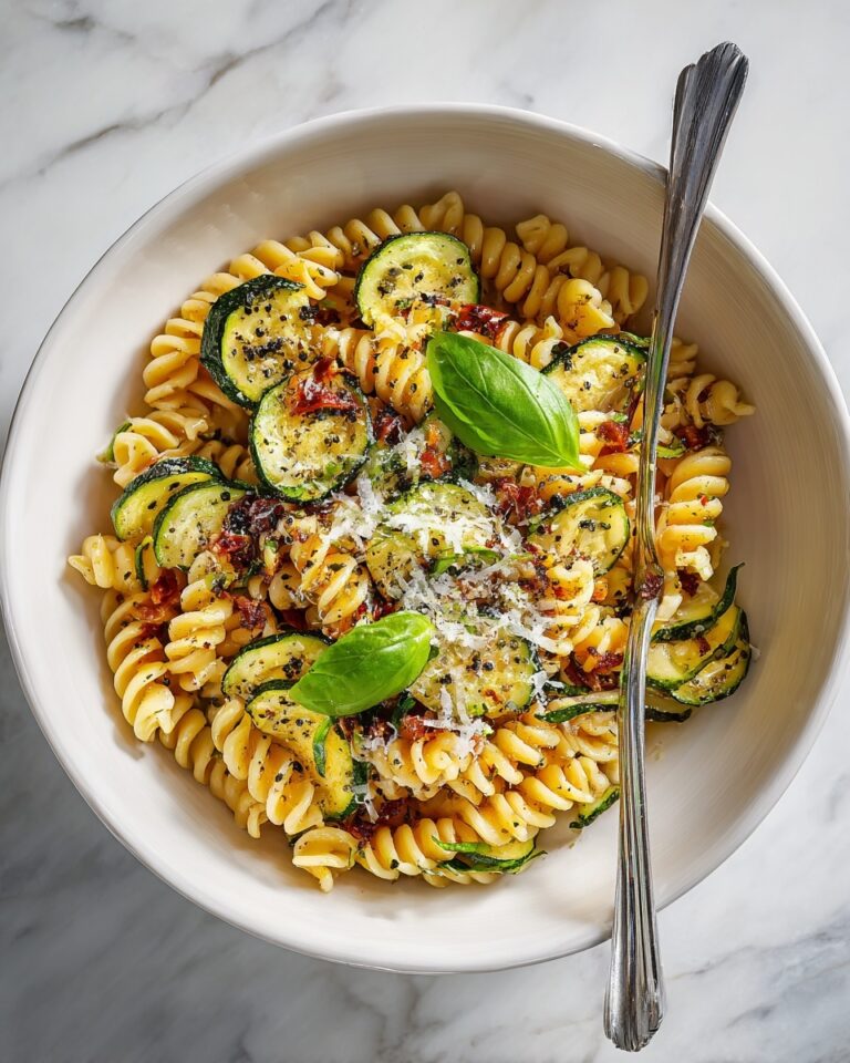 Pasta with Caramelized Zucchini and Lemon Parmesan Recipe