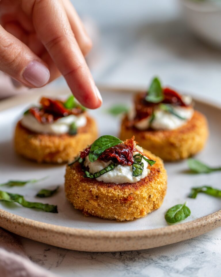 Sundried Tomato Polenta Bites Recipe