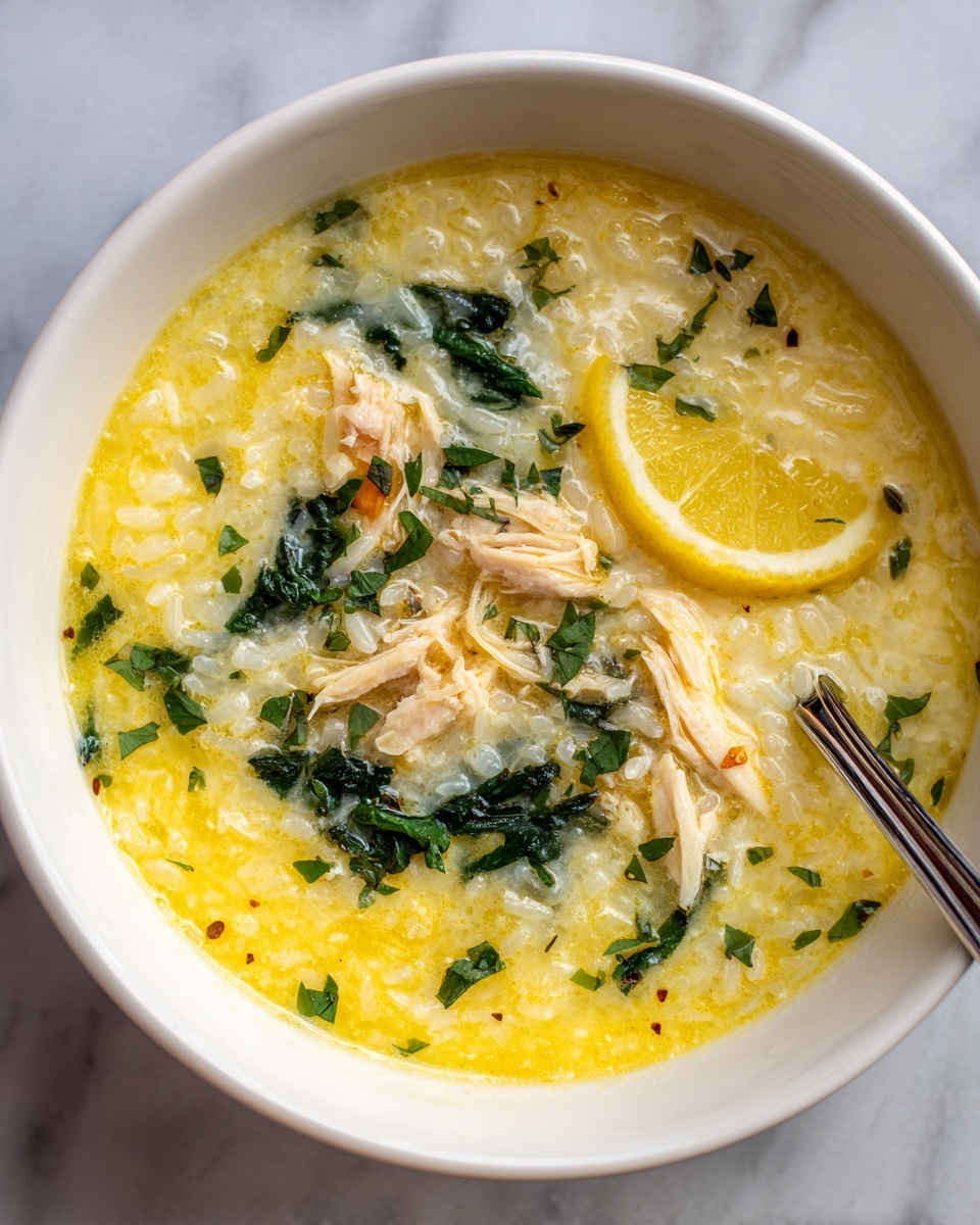Lemony Turkey Rice Soup Recipe - Recipe Image