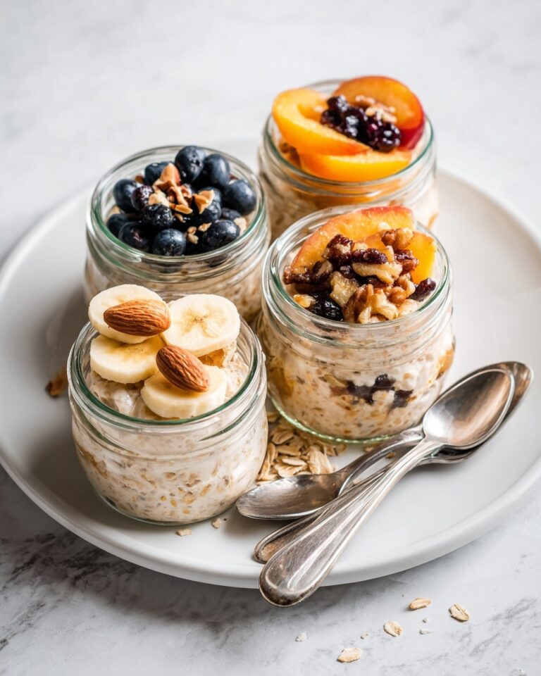 Creamy Blueberry Banana Overnight Oats Recipe