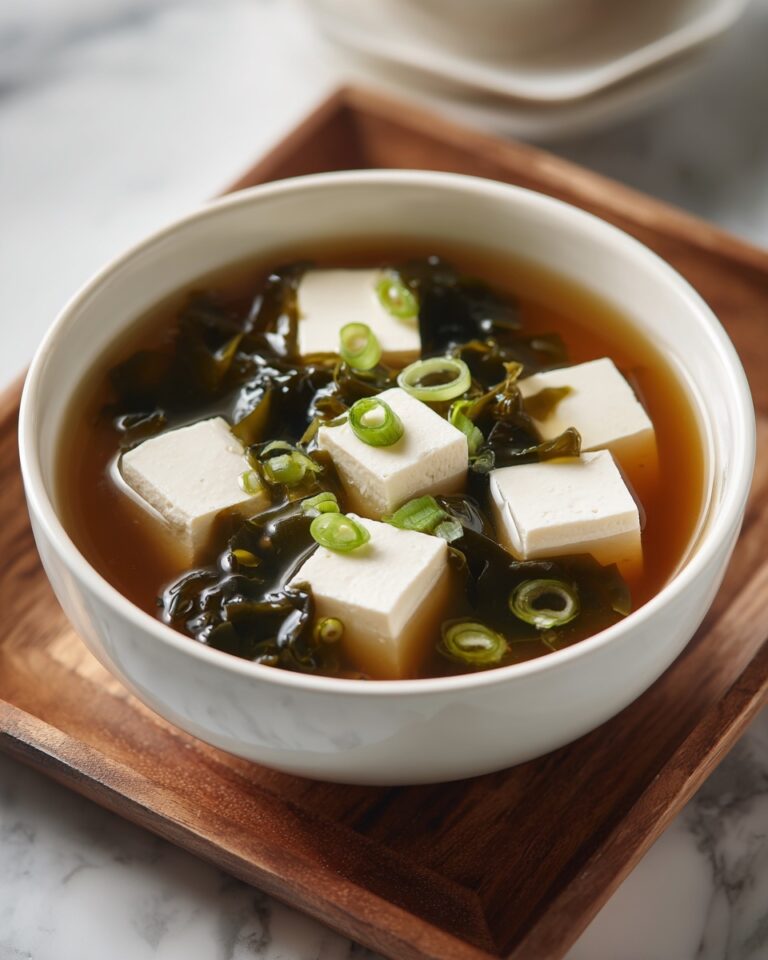 Homemade Miso Soup with Tofu Recipe