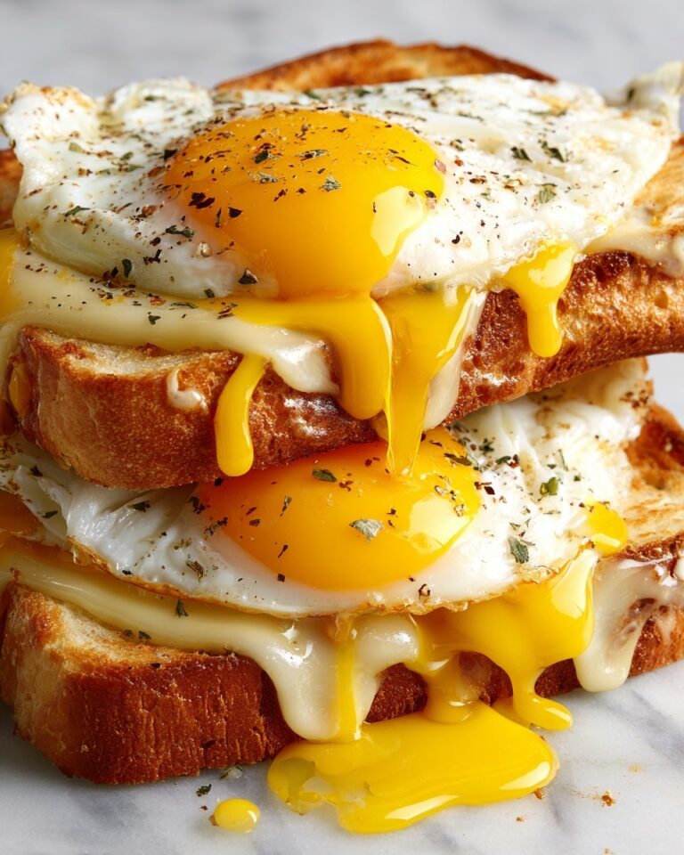 Air Fryer Cheesy Egg Toast Recipe