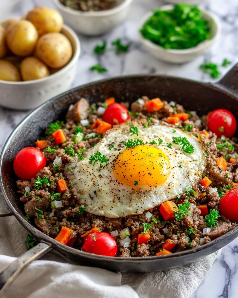 Roasted Potato & Sausage Hash with Spicy Tomato Butter Recipe