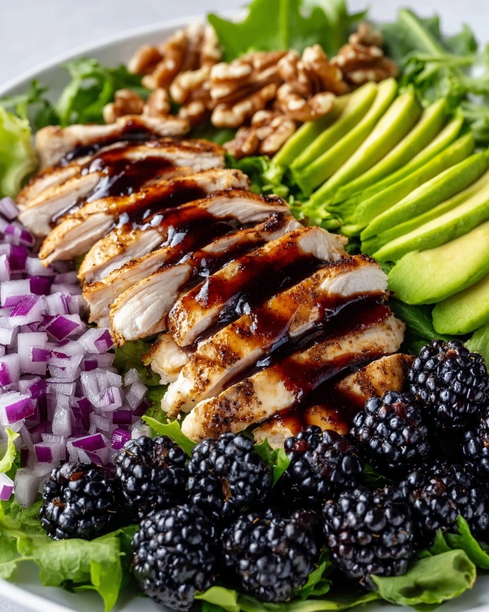 Blackberry Chicken Salad Recipe - Recipe Image