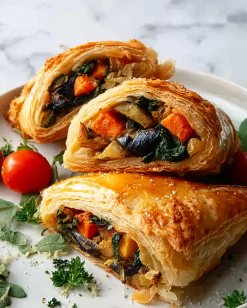 Savory Vegetable Strudel Recipe - Recipe Image