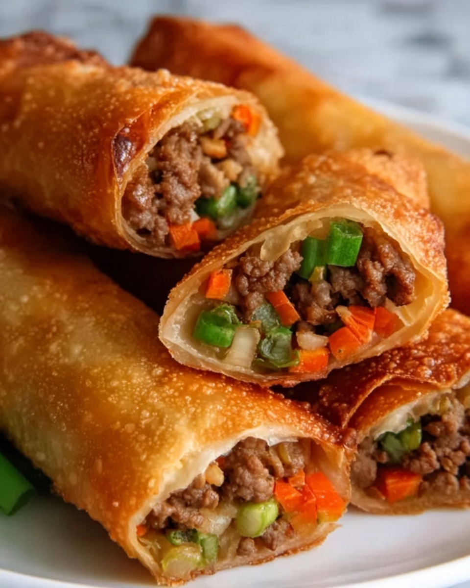 Philly Cheesesteak Egg Rolls Recipe - Recipe Image