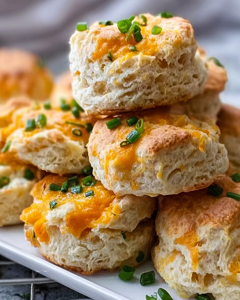 Cheddar Scallion Drop Biscuits Recipe - Recipe Image