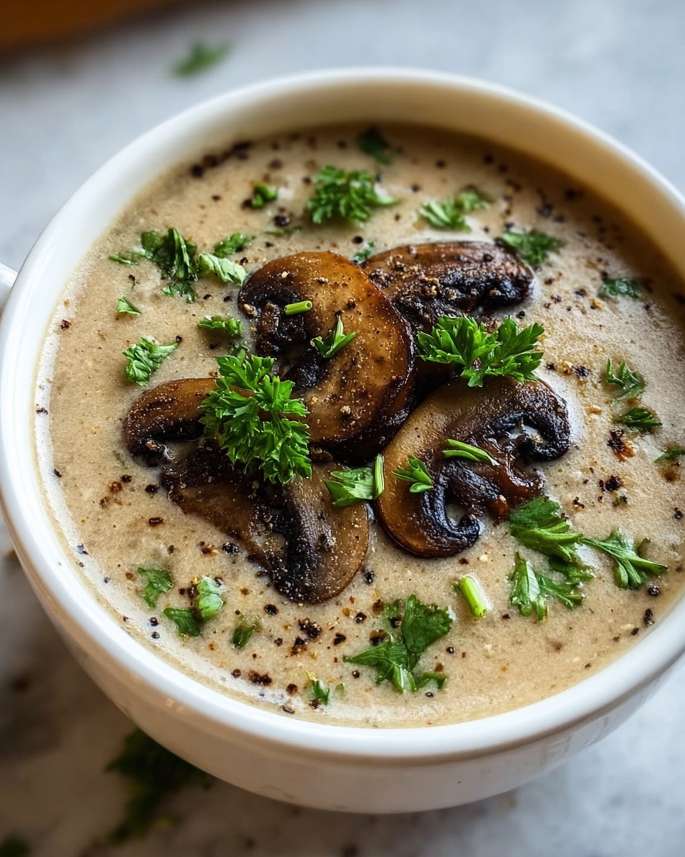 Creamy Mushroom Soup Recipe - Recipe Image