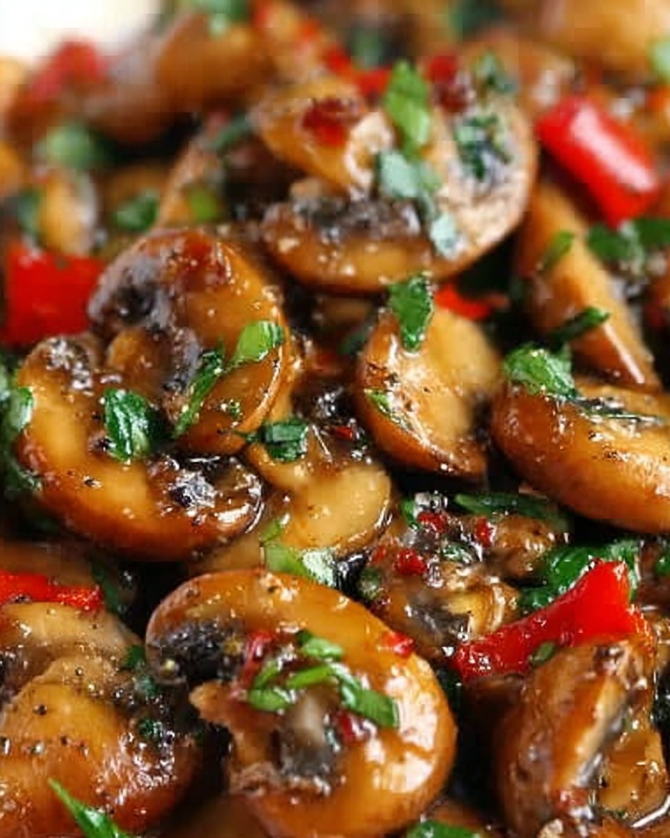 Garlic Mushroom Chicken Stir-Fry Recipe - Recipe Image