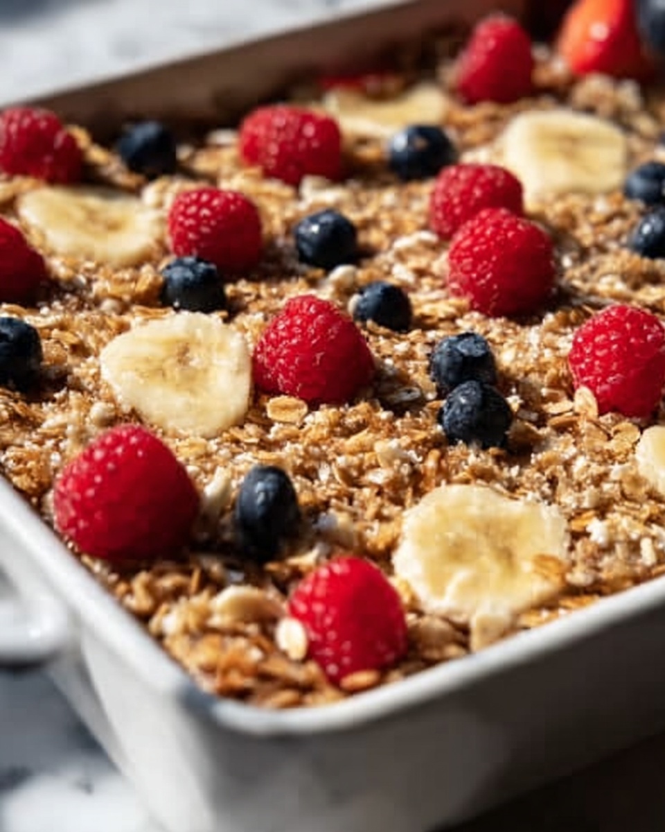 No-Flour, No-Sugar Oatmeal Breakfast Bake Recipe - Recipe Image