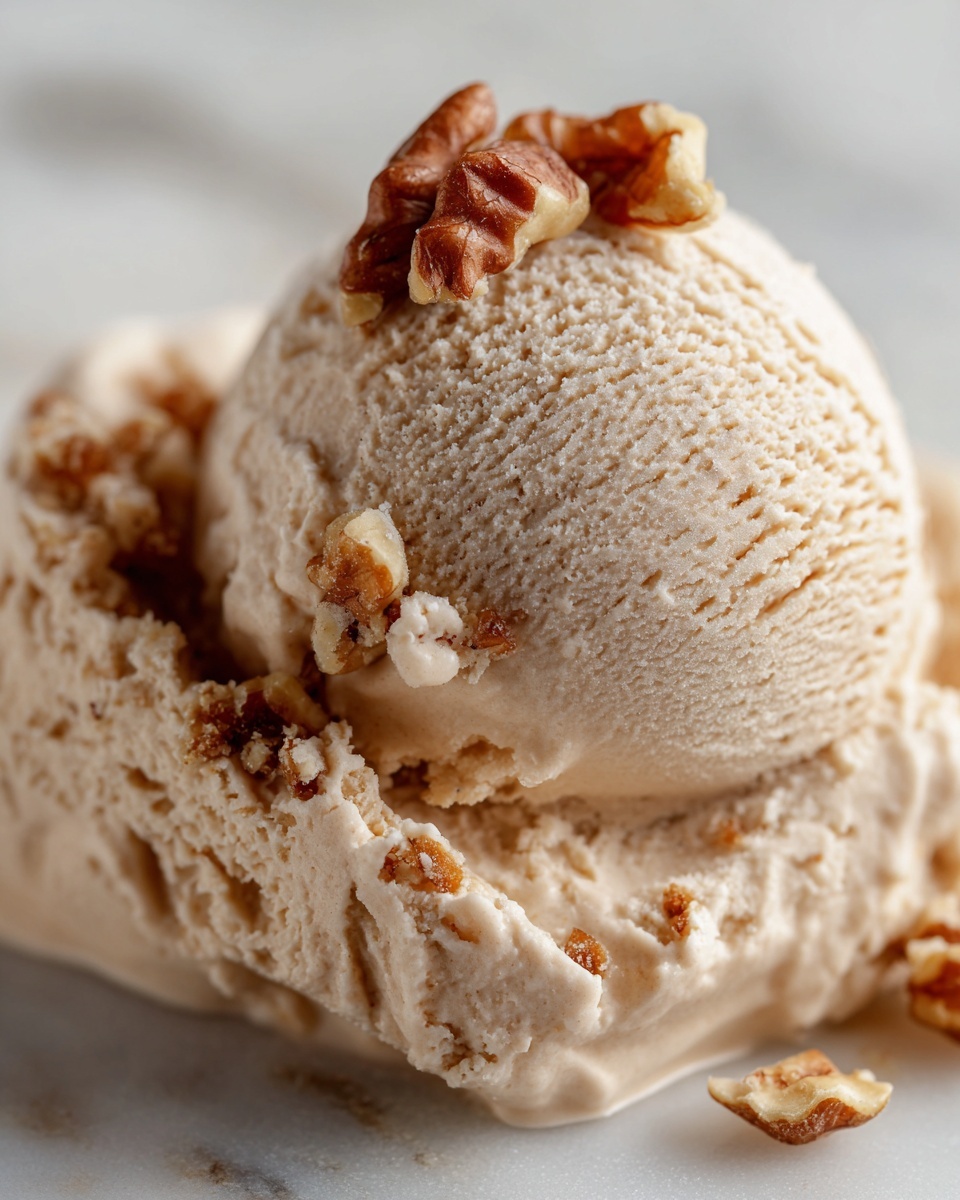 Pumpkin Spice Ice Cream with Walnuts Recipe - Recipe Image
