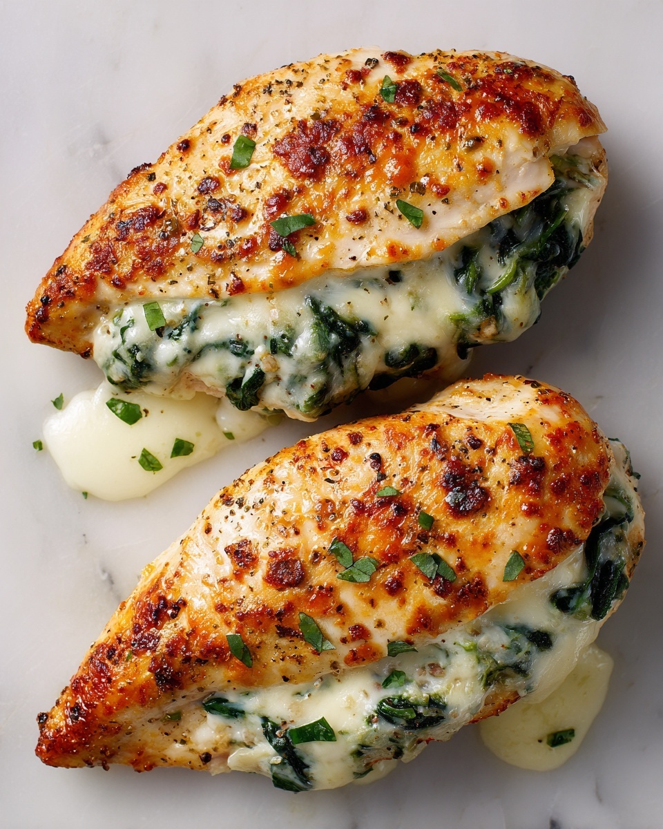 Spinach Stuffed Chicken Breast Recipe - Recipe Image