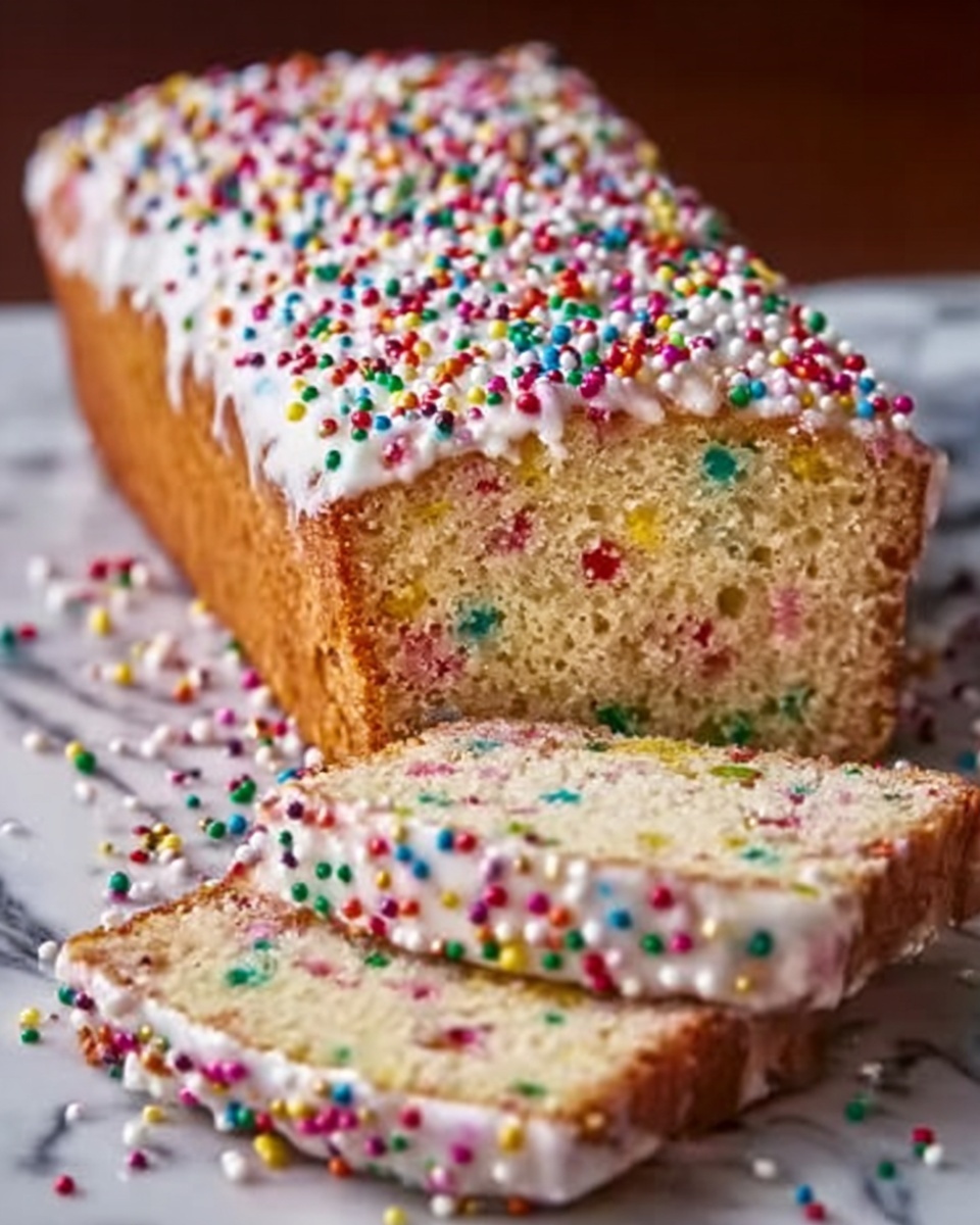 Easy Christmas Funfetti Bread Recipe - Recipe Image