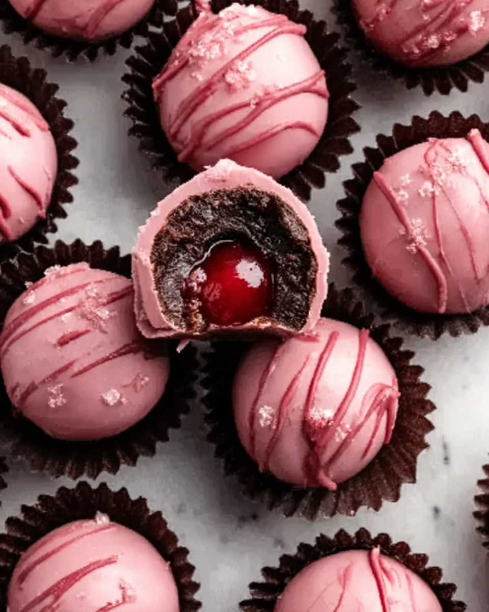 Cherry Mash Truffles Recipe - Recipe Image