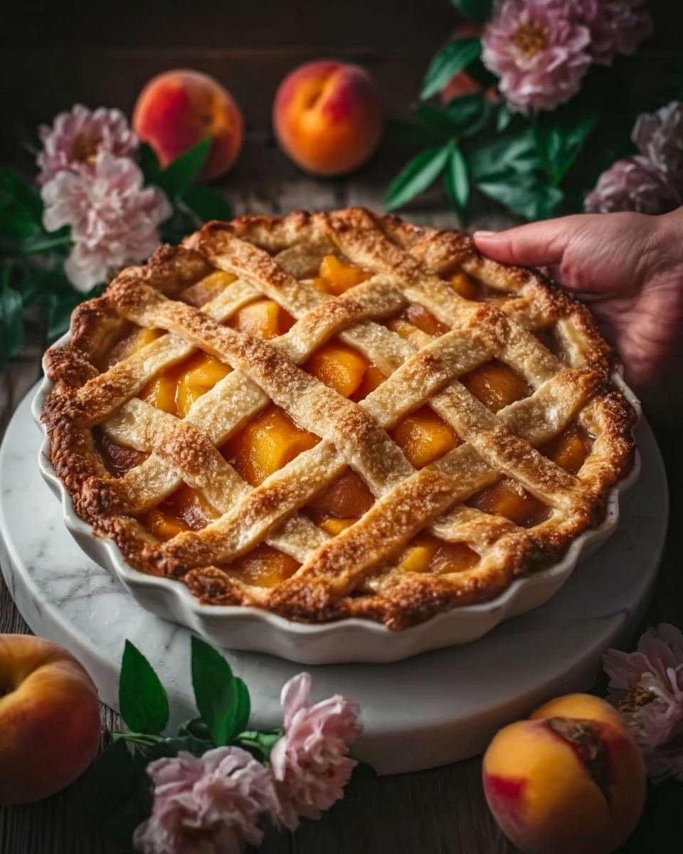 Brown Butter Strawberry Peach Pie Recipe - Recipe Image