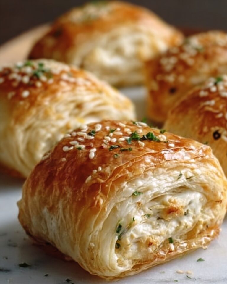 Chicken and Cheese Pastry Rolls Recipe