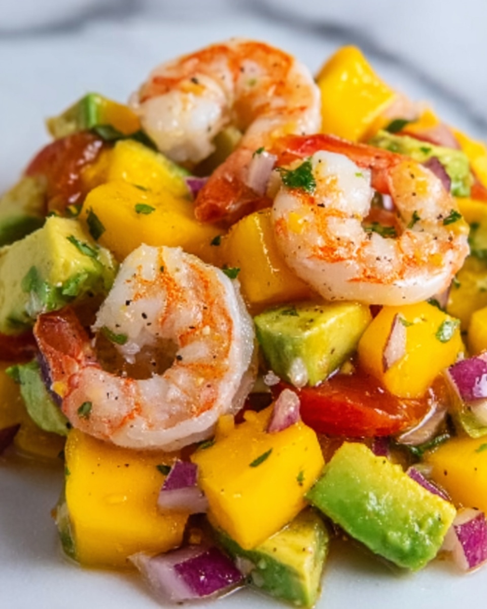 Mango Avocado Shrimp Salad Recipe - Recipe Image