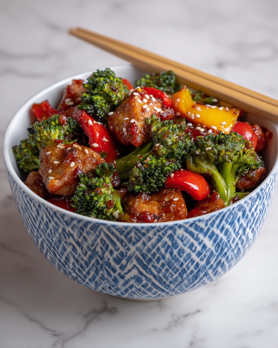 Chicken Stir Fry with Vegetables and Honey Soy Sauce Recipe - Recipe Image