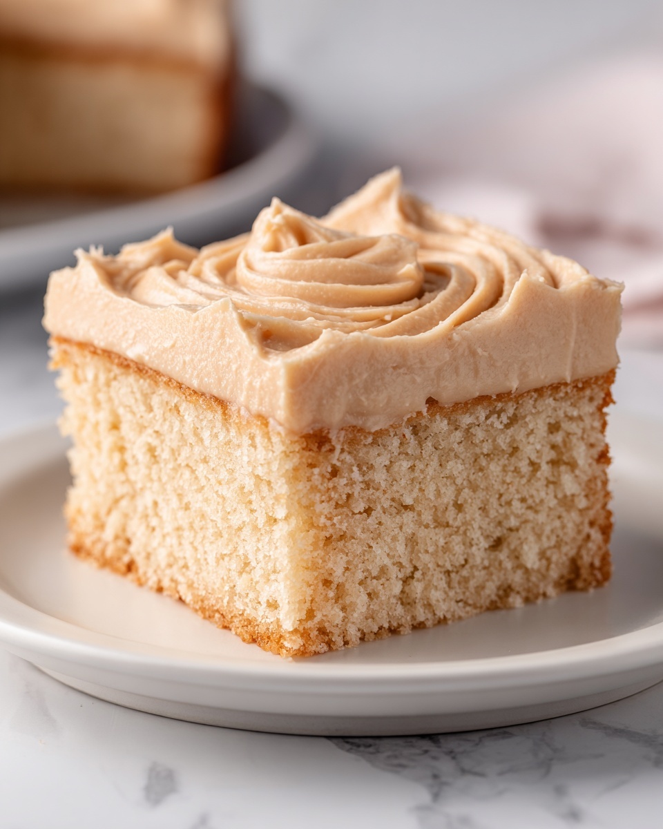 Peanut Butter Cake with Creamy Peanut Butter Frosting Recipe - Recipe Image