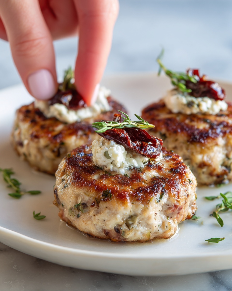 Sundried Tomato Polenta Bites Recipe - Recipe Image