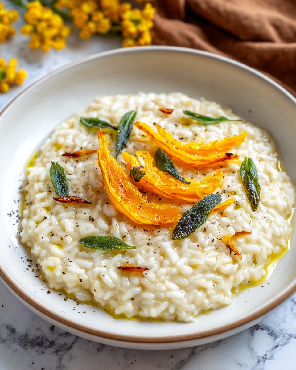 Squash Blossom Risotto: An Incredible Ultimate Recipe You Must Try Recipe - Recipe Image