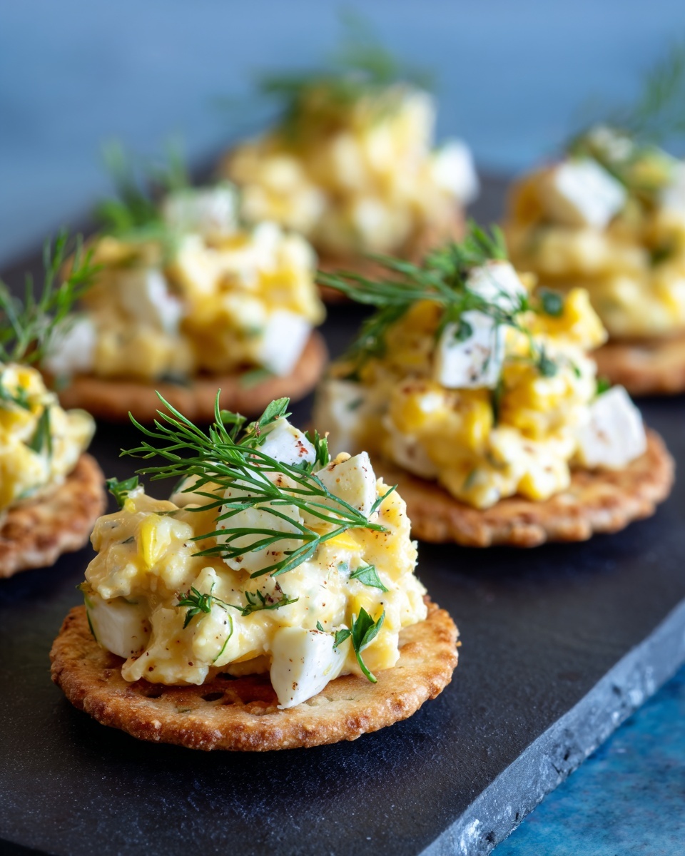 Dill Bread with Egg Salad and Apple Bites Recipe - Recipe Image