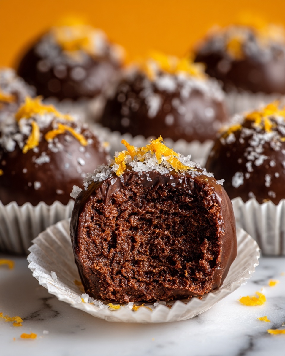 Easy Chocolate Orange Truffles Recipe - Recipe Image