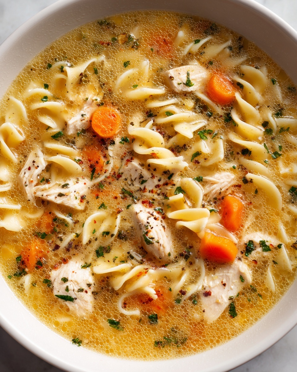 Crockpot Chicken Noodle Soup: An Incredible Comforting Classic Recipe - Recipe Image